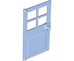 Door 1 x 4 x 6 with 4 Panes and Stud Handle