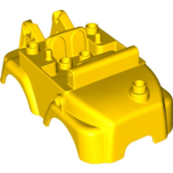 Duplo, Vehicle Bulldozer Body with Red Gaskets