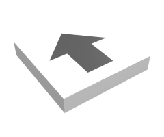 Tile 2 x 2 with Wide Black Arrow Pattern