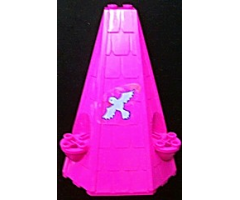 Roof Tower 6 x 8 x 9 with Flying Bird Pattern (Sticker) - Set 7582