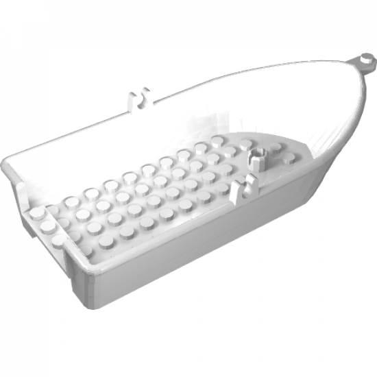 Boat 18 x 8 x 3 1/3 with Oarlocks