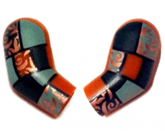 Arm, (Matching Left and Right) Pair with LotR Patchwork Pattern