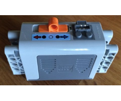 Electric, Battery Box 9V 4 x 11 x 7 PF with Blue and Red Arrows Pattern (Sticker) - Set 8052
