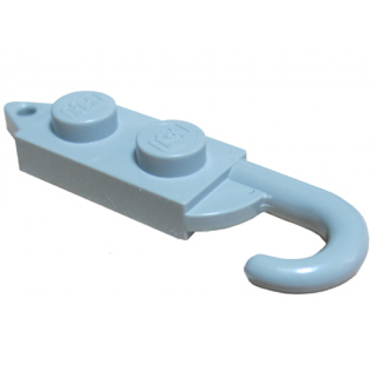 Hook Plate, Modified 1 x 2 with Crane Hook Left