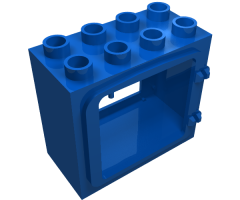 Duplo, Building Door / Window Frame 2 x 4 x 3 Raised Door Outline