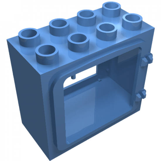 Duplo, Building Door / Window Frame 2 x 4 x 3 Raised Door Outline