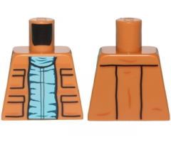 Torso SW Vest with Pockets and Medium Blue Shirt Pattern (Greedo)