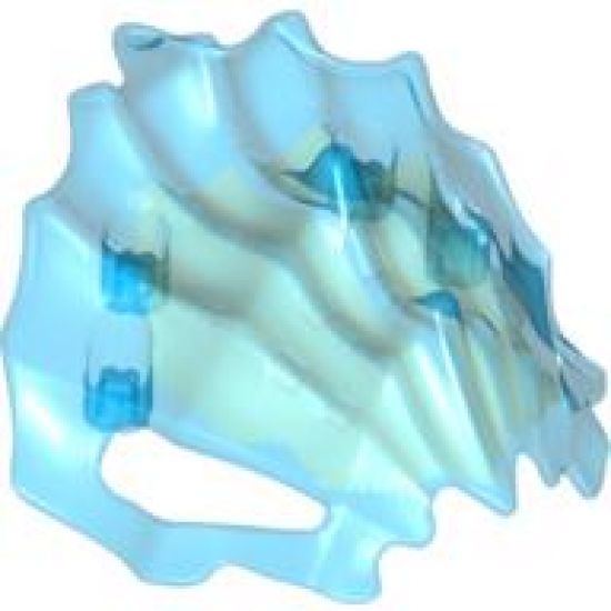 Bionicle Head, Gadunka, Marbled Glow In Dark Pattern