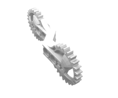 Technic, Gear Arm 1 x 7 x 3 with Gear Ends