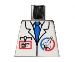 Torso Launch Command Logo, Blue Tie and ID Badge Pattern