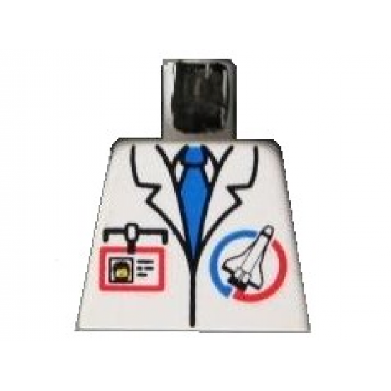 Torso Launch Command Logo, Blue Tie and ID Badge Pattern