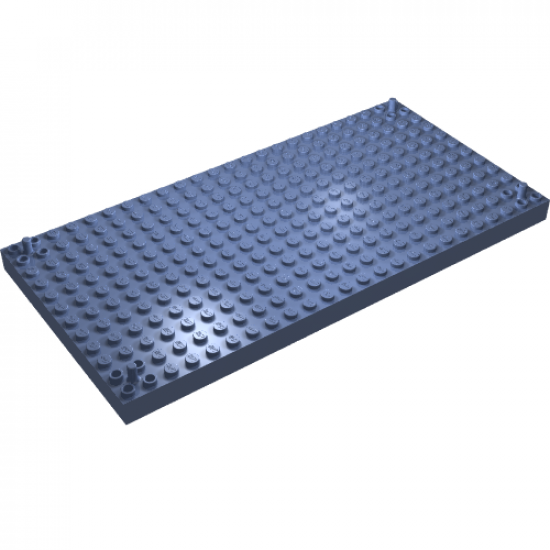 Brick, Modified 12 x 24 with Peg at each Corner