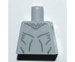 Torso Alien with Muscles Outline Pattern