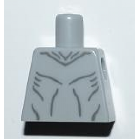 Torso Alien with Muscles Outline Pattern