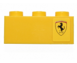 Brick 1 x 3 with Ferrari Logo Pattern Right Side Model (Sticker) - Set 30194