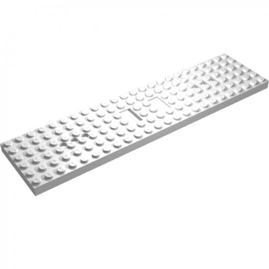 Train Base 6 x 24 with 3 Round Holes Each End