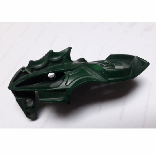 Bionicle Visorak Head with 7 Pin Holes and Axle Hole (Keelerak)