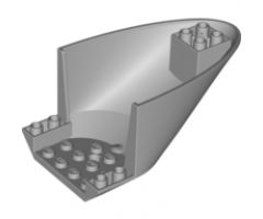 Aircraft Fuselage Curved Aft Section 6 x 10 Bottom