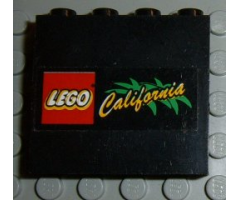 Panel 1 x 4 x 3 with LEGO California Pattern (Sticker) - Set 3442