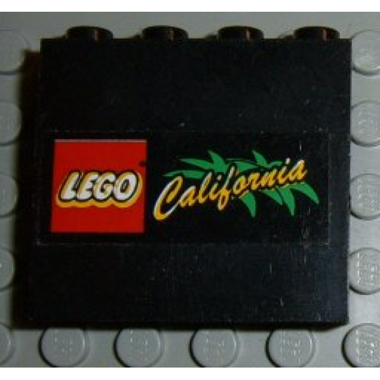 Panel 1 x 4 x 3 with LEGO California Pattern (Sticker) - Set 3442