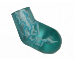 Arm, Left with White and Light Blue Lightning Bolts Pattern