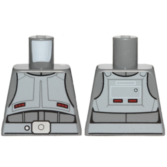 Torso SW Imperial Combat Driver with Light Bluish Gray Vest Belt Pattern