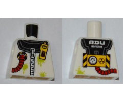 Torso Safety Zip Suit with 'ADU INSPECTOR' Back Pattern
