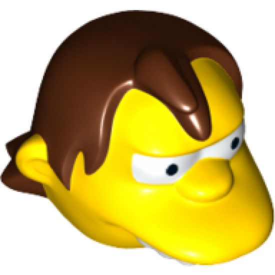 Minifigure, Head, Modified Simpsons Nelson Muntz Pattern