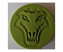 Accessory, Human Tool Rip Cord Handle Cover Flexible Rubber with Crocodile Head (Legends of Chima)