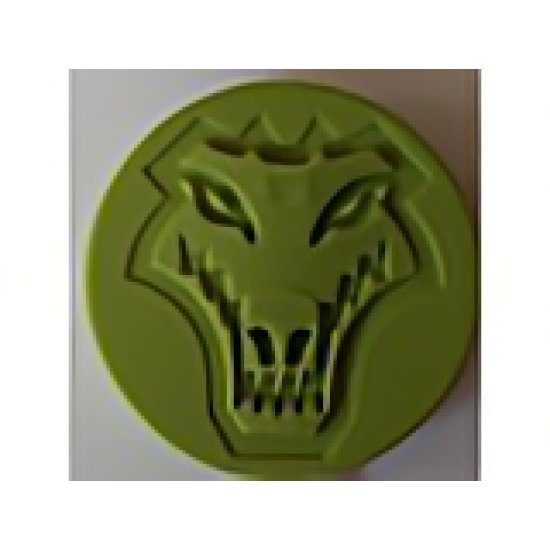 Accessory, Human Tool Rip Cord Handle Cover Flexible Rubber with Crocodile Head (Legends of Chima)