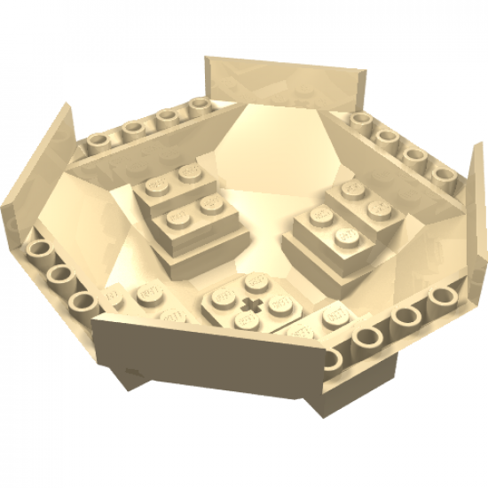 Cockpit 10 x 10 x 4 Octagonal with Axle Hole