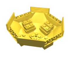 Cockpit 10 x 10 x 4 Octagonal with Axle Hole