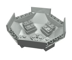 Cockpit 10 x 10 x 4 Octagonal with Axle Hole