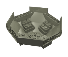 Cockpit 10 x 10 x 4 Octagonal with Axle Hole