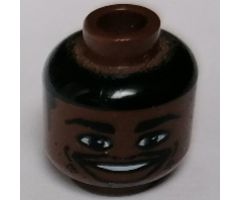 Minifigure, Head NBA Ray Allen Pattern - Blocked Open Stud
