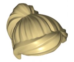 Minifigure, Hair Female Ponytail and Swept Sideways Fringe