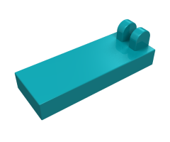 Hinge Tile 1 x 2 1/2 with 2 Fingers on Top