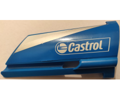 Technic, Panel Fairing #20 Large Long, Small Hole, Side A with 'Castrol' Pattern (Sticker) - Set 8461