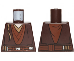 Torso SW Layered Shirt, Dark Tan Undershirt, Reddish Brown Belt and Padawan Braid Pattern