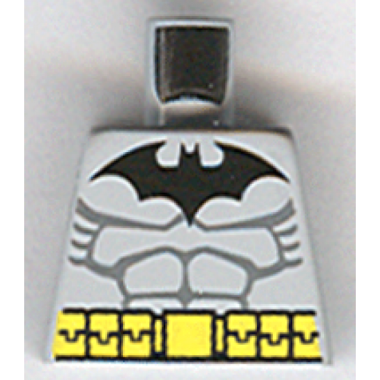 Torso Batman Logo with Muscles and Yellow Belt Pattern