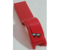 Vehicle, Mudguard 1 x 4 1/2 with Double Headlights Pattern (Sticker) - Set 8147