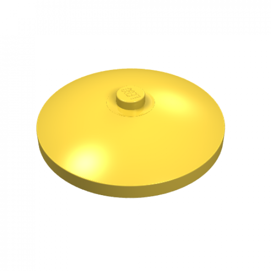 Dish 4 x 4 Inverted (Radar) with Solid Stud