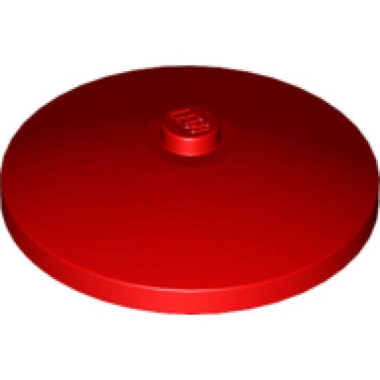 Dish 4 x 4 Inverted (Radar) with Solid Stud