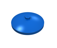 Dish 4 x 4 Inverted (Radar) with Solid Stud
