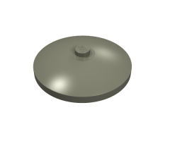 Dish 4 x 4 Inverted (Radar) with Solid Stud