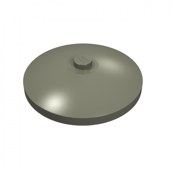 Dish 4 x 4 Inverted (Radar) with Solid Stud