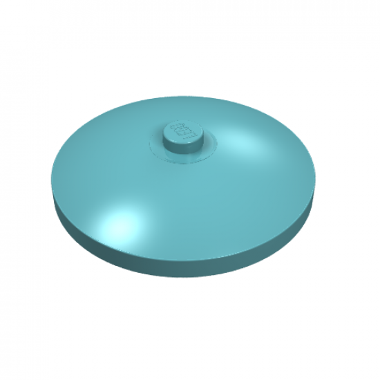 Dish 4 x 4 Inverted (Radar) with Solid Stud