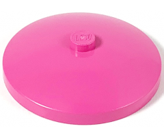 Dish 4 x 4 Inverted (Radar) with Solid Stud