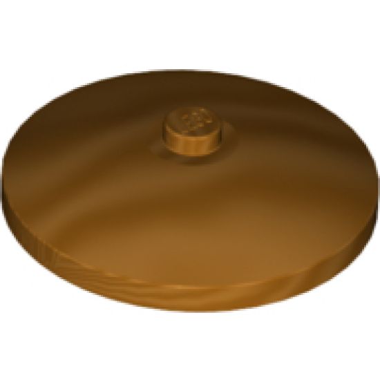 Dish 4 x 4 Inverted (Radar) with Solid Stud