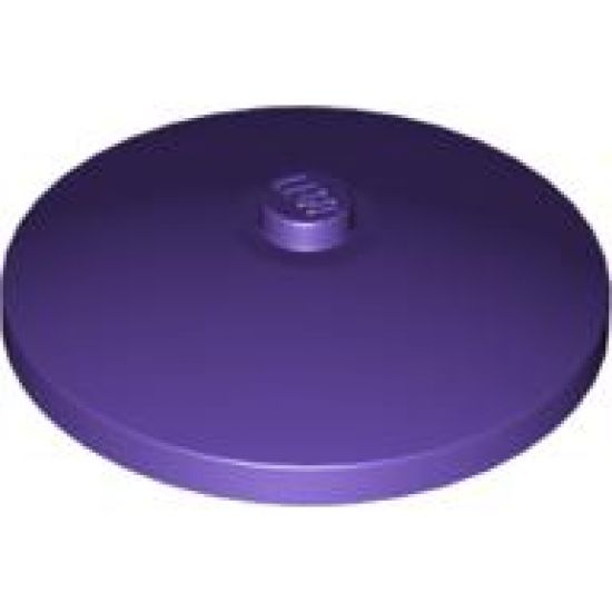 Dish 4 x 4 Inverted (Radar) with Solid Stud